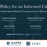 Event image for the SSRC event "Media Policy for an Informed Citizenry"